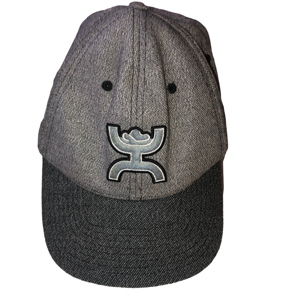 Hooey Dallas Cowboys Coach 2 Tone Grey Flexfit Ball Cap; Football Coach Hat
